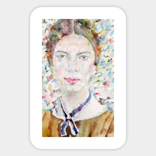 EMILY DICKINSON - watercolor portrait Sticker